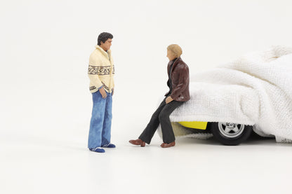 1:18 Cartrix Figur Set Starsky & Hutch für Modellauto Diorama Figuren 9,7 cm
