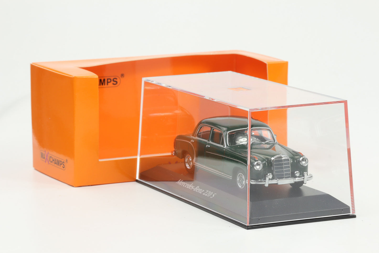 1:43 Minichamps Mercedes-Benz 220S W180 1956 dunkelgrün Maxichamps