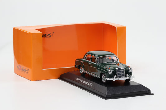 1:43 Minichamps Mercedes-Benz 220S W180 1956 dunkelgrün Maxichamps