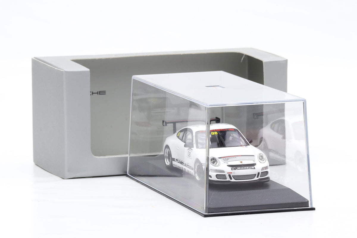 1:43 Minichamps Porsche 911 997 GT3 Cup N° 8 Präsentation 2008 WAP Dealer