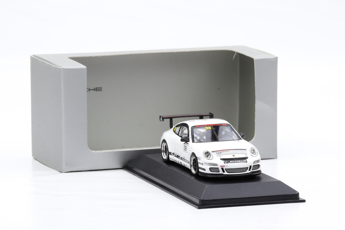 1:43 Minichamps Porsche 911 997 GT3 Cup N° 8 Präsentation 2008 WAP Dealer