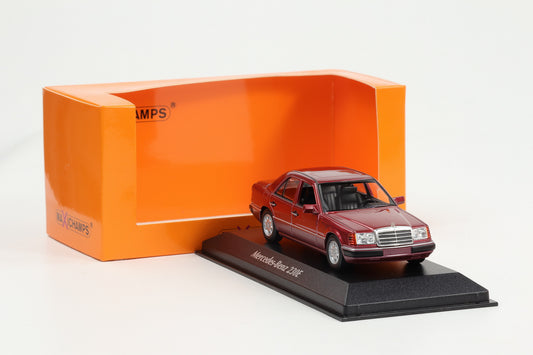 1:43 Minichamps Mercedes-Benz 230E W124 1991 dunkelrot metallic Maxichamps