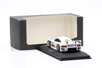 1:43 Minichamps Porsche 911 GT1 #25 Le Mans 1997 Warsteiner Black Window WAP