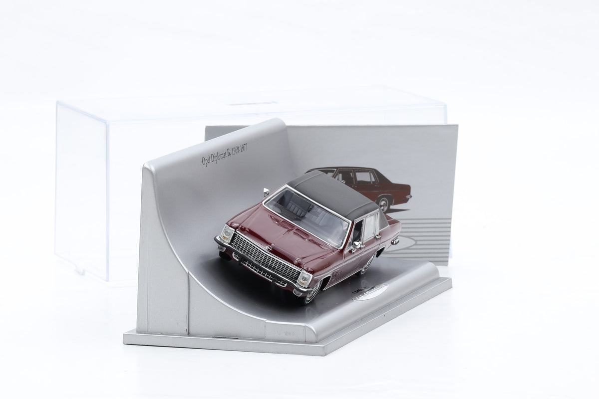 1:43 Minichamps Opel Diplomat B 1969-1977 dunkelrot Car Collection
