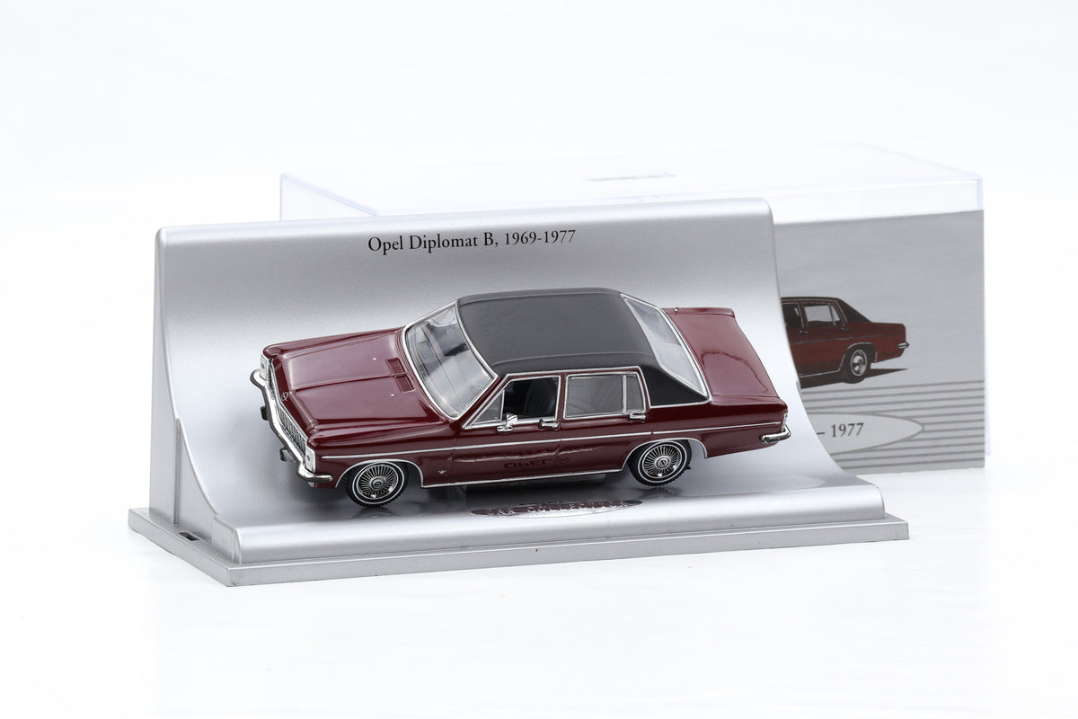 1:43 Minichamps Opel Diplomat B 1969-1977 dunkelrot Car Collection