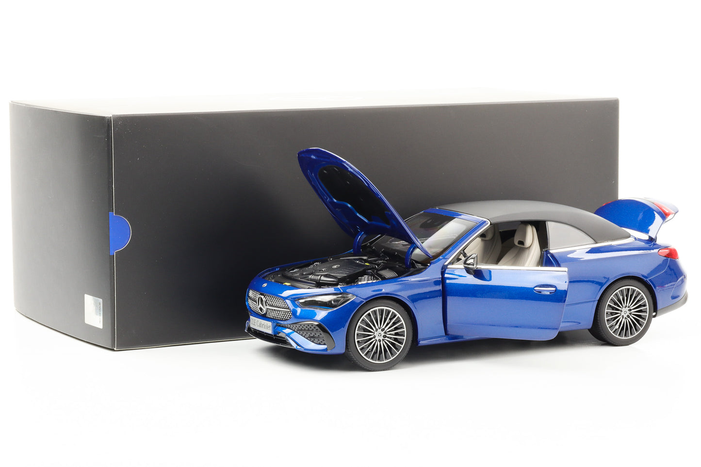 1:18 Mercedes-Benz CLE Cabriolet mit Verdeck 2024 spektralblau Norev Dealer