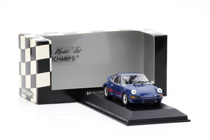 1:43 Minichamps Porsche 911 Carrera RSR 2.8 1973 ossiblau mit indischrot