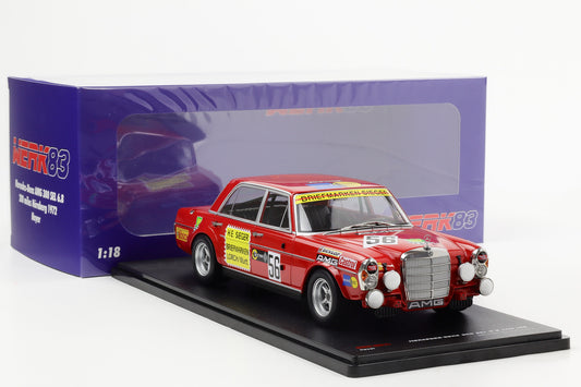 1:18 Werk83 Mercedes-Benz 300 SEL 6.8 AMG #56 200 Meilen Nürnberg 1972 H. Heyer