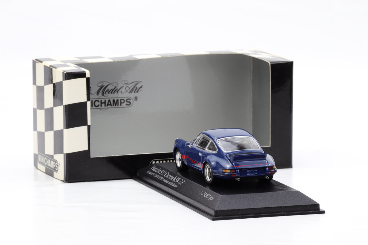 1:43 Minichamps Porsche 911 Carrera RSR 2.8 1973 ossiblau mit indischrot