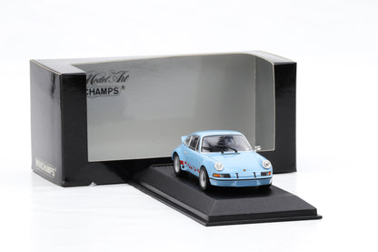 1:43 Minichamps Porsche 911 Carrera RSR 2.8 1973 gulfblau mit indischrot
