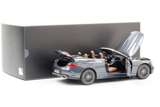 1:18 Norev Mercedes-Benz CLE Cabrio mit Verdeck A236 graphitgrau Dealer