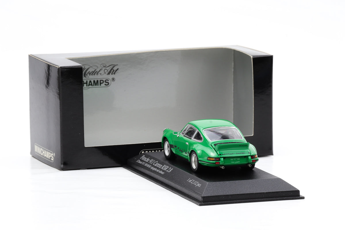 1:43 Minichamps Porsche 911 Carrera RSR 2.8 1973 vipergrün mit schwarz
