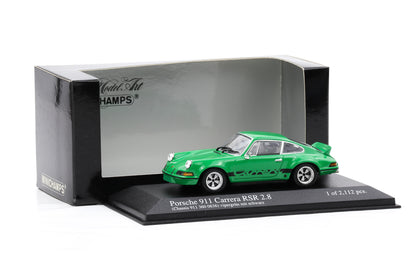1:43 Minichamps Porsche 911 Carrera RSR 2.8 1973 vipergrün mit schwarz