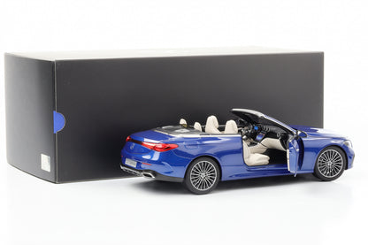 1:18 Mercedes-Benz CLE Cabriolet mit Verdeck 2024 spektralblau Norev Dealer