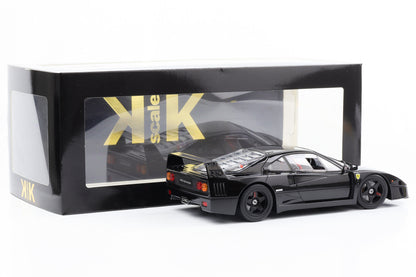 1:18 Ferrari F40 1987 black Lightweight KK-Scale diecast KKDC180812