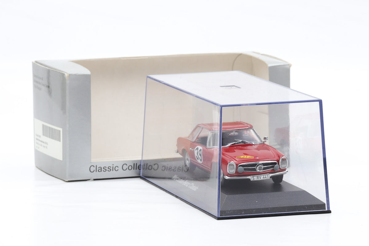 1:43 Mercedes-Benz Mercedes 230SL Pagode Rallye SPA #39 1963 red DEALER