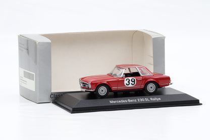 1:43 Mercedes-Benz Mercedes 230SL Pagode Rallye SPA #39 1963 red DEALER