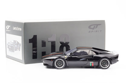 1:18 Ferrari 288 GTO 1984 preto GT Spirit Resina GT876