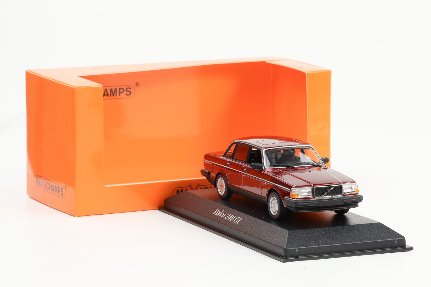 1:43 Minichamps Volvo 240 GL 1986 dunkelrot metallic Maxichamps