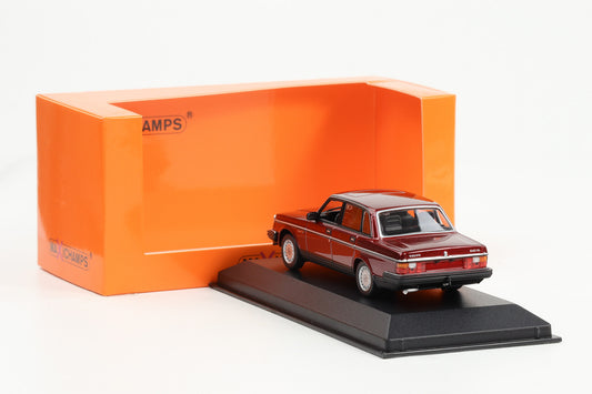 1:43 Minichamps Volvo 240 GL 1986 dunkelrot metallic Maxichamps