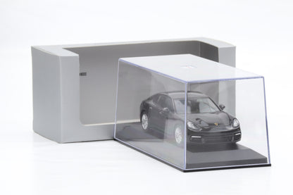 1:43 Herpa Porsche Panamera 971 G2 Tiefschwarzmetallic 2016 WAP Dealer