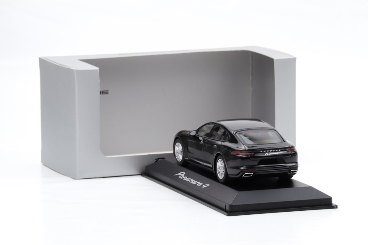 1:43 Herpa Porsche Panamera 971 G2 Tiefschwarzmetallic 2016 WAP Dealer