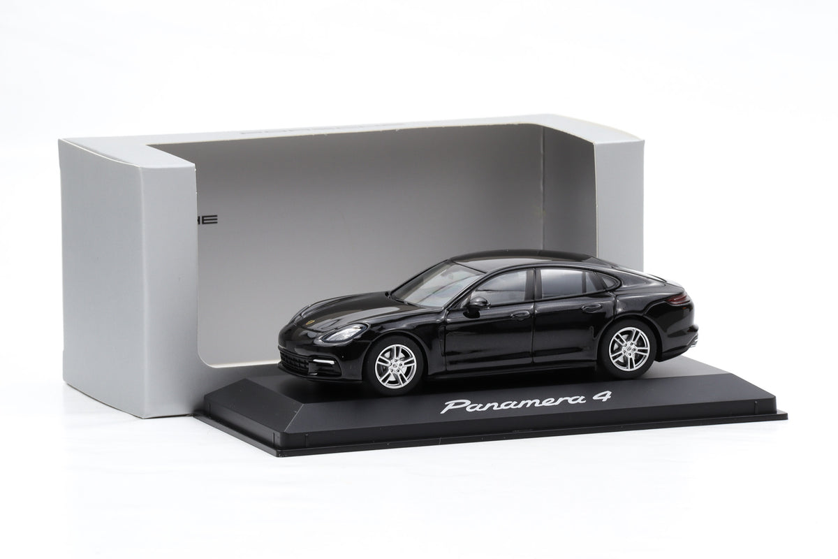 1:43 Herpa Porsche Panamera 971 G2 Tiefschwarzmetallic 2016 WAP Dealer