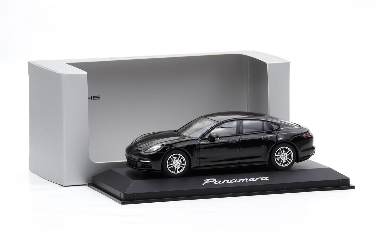 1:43 Herpa Porsche Panamera 971 Tiefschwarzmetallic 2016 WAP Dealer