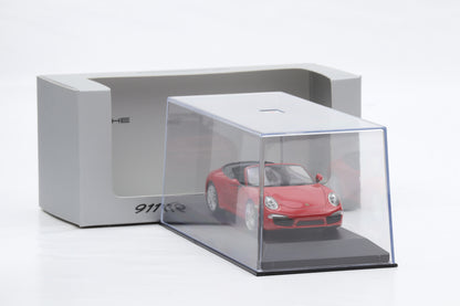 1:43 Minichamps Porsche 911 991 Carrera Cabriolet indischrot 2012 WAP