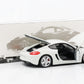 1:18 Porsche Cayman S 2012 white Minichamps diecast opening