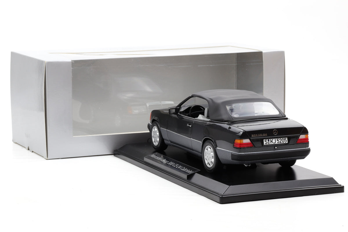 1:18 Norev Mercedes-Benz 300 CE-24 Cabriolet A124 schwarz metallic