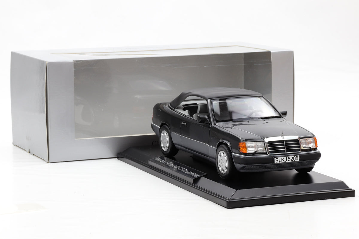 1:18 Norev Mercedes-Benz 300 CE-24 Cabriolet A124 schwarz metallic