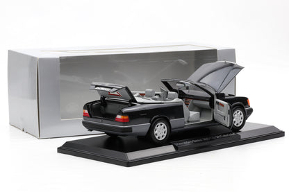 1:18 Norev Mercedes-Benz 300 CE-24 Cabriolet A124 schwarz metallic