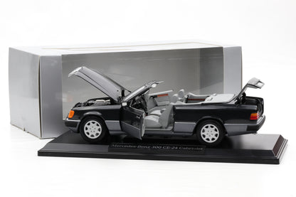 1:18 Norev Mercedes-Benz 300 CE-24 Cabriolet A124 schwarz metallic
