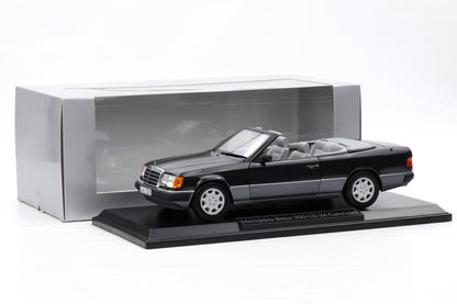 1:18 Norev Mercedes-Benz 300 CE-24 Cabriolet A124 schwarz metallic