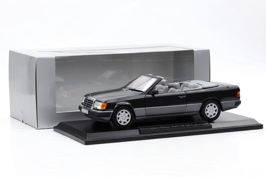 1:18 Norev Mercedes-Benz 300 CE-24 Cabriolet A124 schwarz metallic
