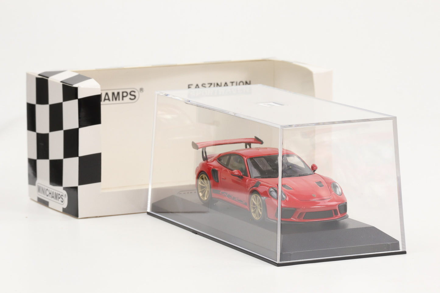 1:43 Minichamps Porsche 911 991.2 GT3 RS rot goldene Felgen 2018 limited