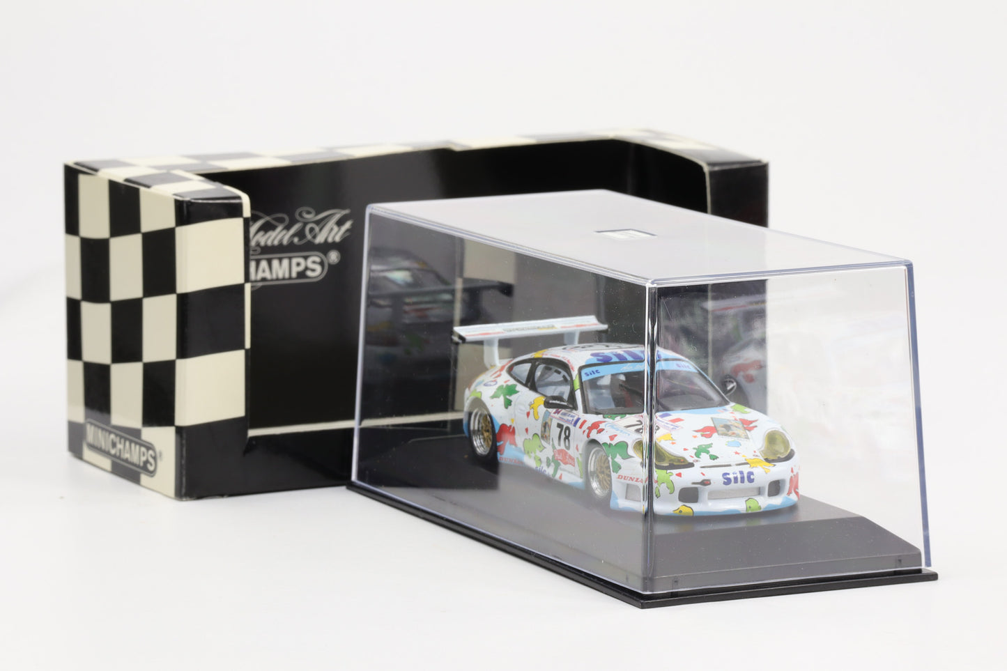 1:43 Minichamps Porsche 911 GT3 R 24h Le Mans 2000 Noel del Bello Racing