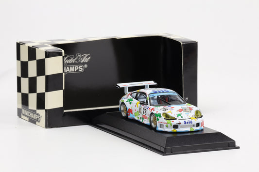 1:43 Minichamps Porsche 911 GT3 R 24h Le Mans 2000 Noel del Bello Racing