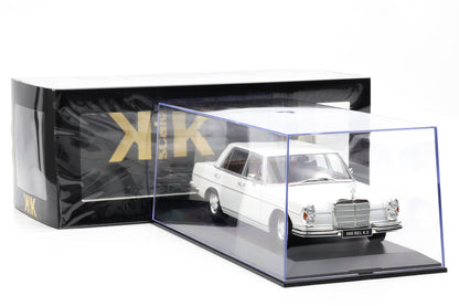 1:18 Mercedes-Benz 300 SEL 6.3 W109 1967-1972 weiß KK-Scale + Vitrine
