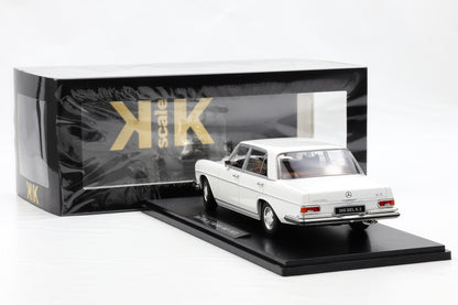 1:18 Mercedes-Benz 300 SEL 6.3 W109 1967-1972 weiß KK-Scale + Vitrine