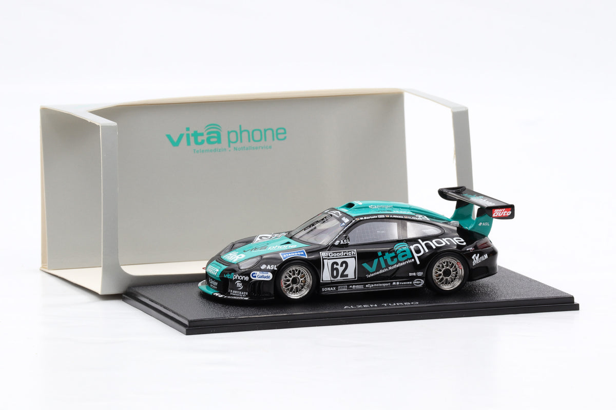 1:43 Spark Porsche 911 996 Turbo Alzen Vitaphone #62 VLN 2004 "Turbinchen"