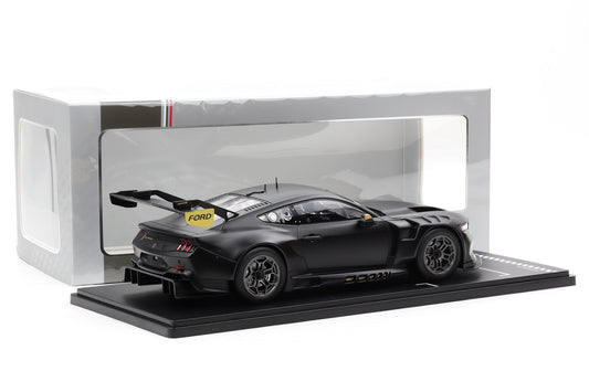 1:18 IXO Ford Mustang GT3 Racing Spec Plain Body Version matt schwarz 2024