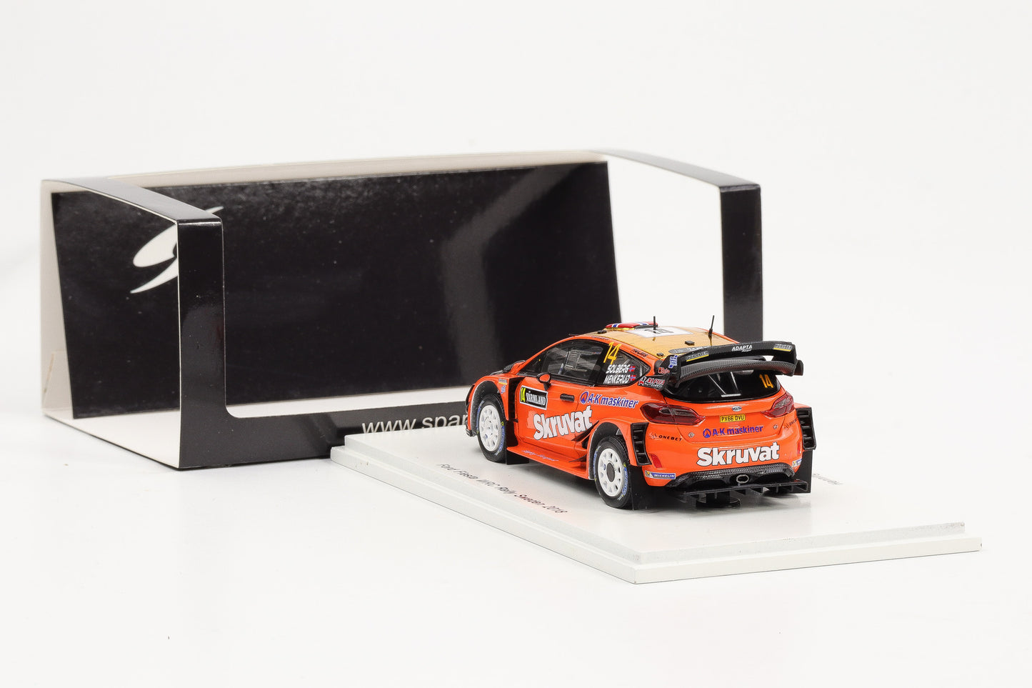 1:43 Spark Ford Fiesta WRC Rally Sweden 2018 #14 Solberg Menkerud S5968