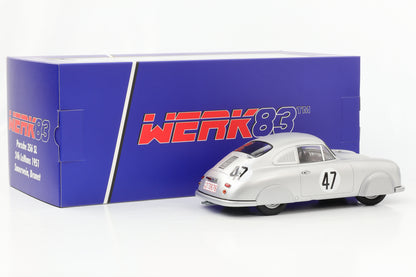 1:18 Porsche 356 SL #47 Sauerwein Brunet 24h Le Mans 1951 WERK83 diecast