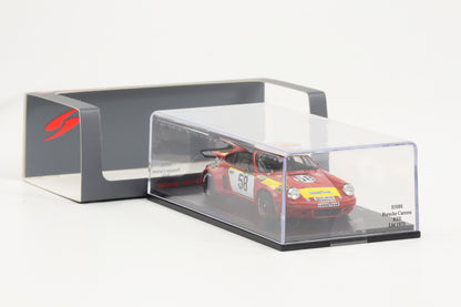 1:43 Spark Porsche Carrera RSR #58 Fitzpatrick v. Lennep Schurti Le Mans 1975