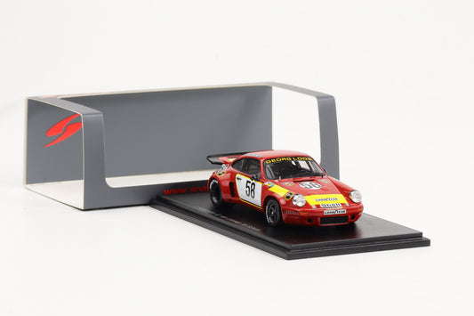 1:43 Spark Porsche Carrera RSR #58 Fitzpatrick v. Lennep Schurti Le Mans 1975