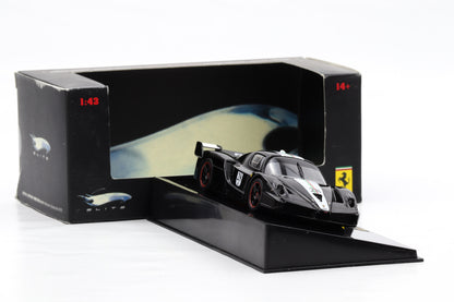 1:43 Hot Wheels Elite Ferrari FXX schwarz-weiß #28 N5608