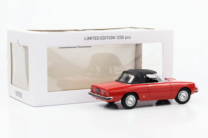 1:18 Alfa Romeo 2000 Spider 1979 red with removable soft top Norev 187880