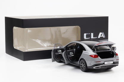 1:18 NZG Mercedes Benz CLA Coupe 2025 Modell C174 alpingrau Dealer